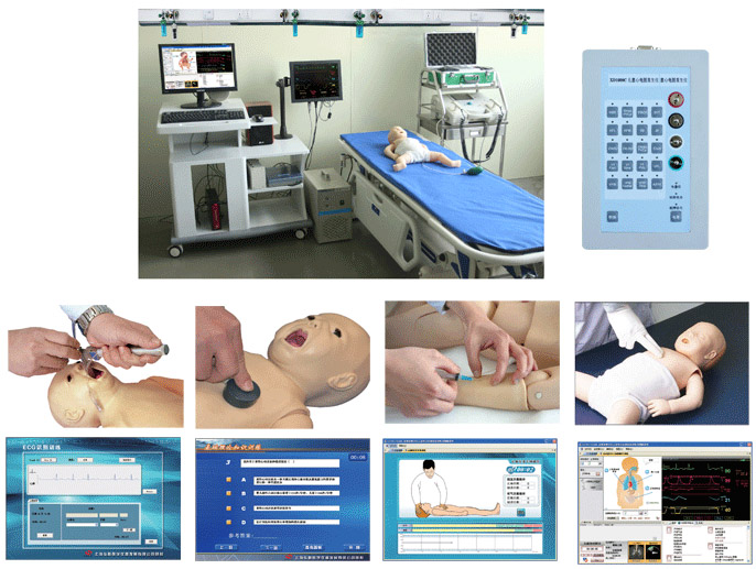 嬰兒綜合急救技能訓(xùn)練系統(tǒng)，女兒急救模型