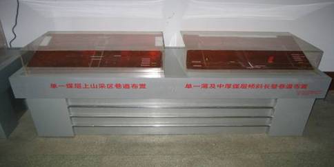 LG-MXD03型 傾斜長壁采煤法巷道布置模型