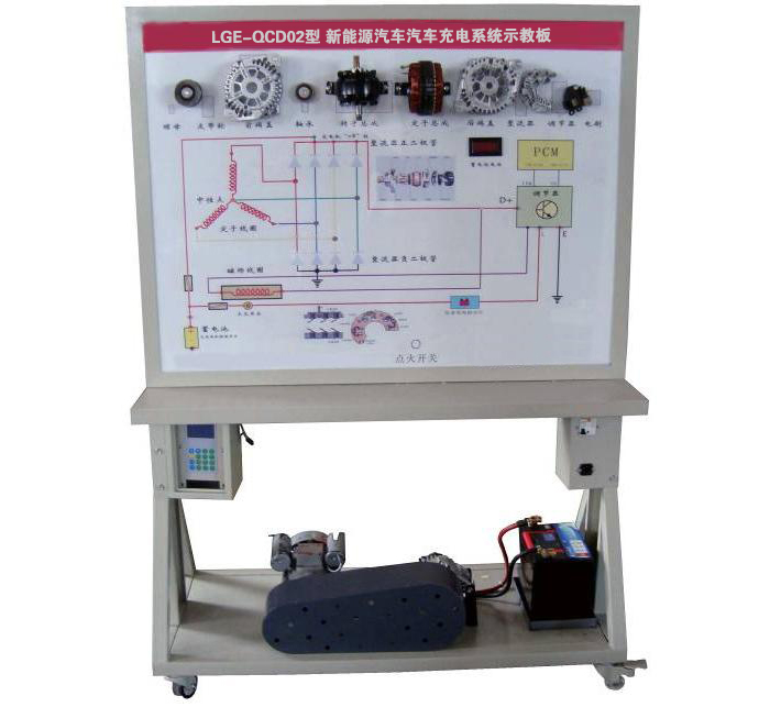 LGE-QCD02型 新能源汽車汽車充電系統(tǒng)示教板