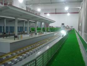 城市軌道沙盤(pán)車(chē)輛段(車(chē)庫(kù))