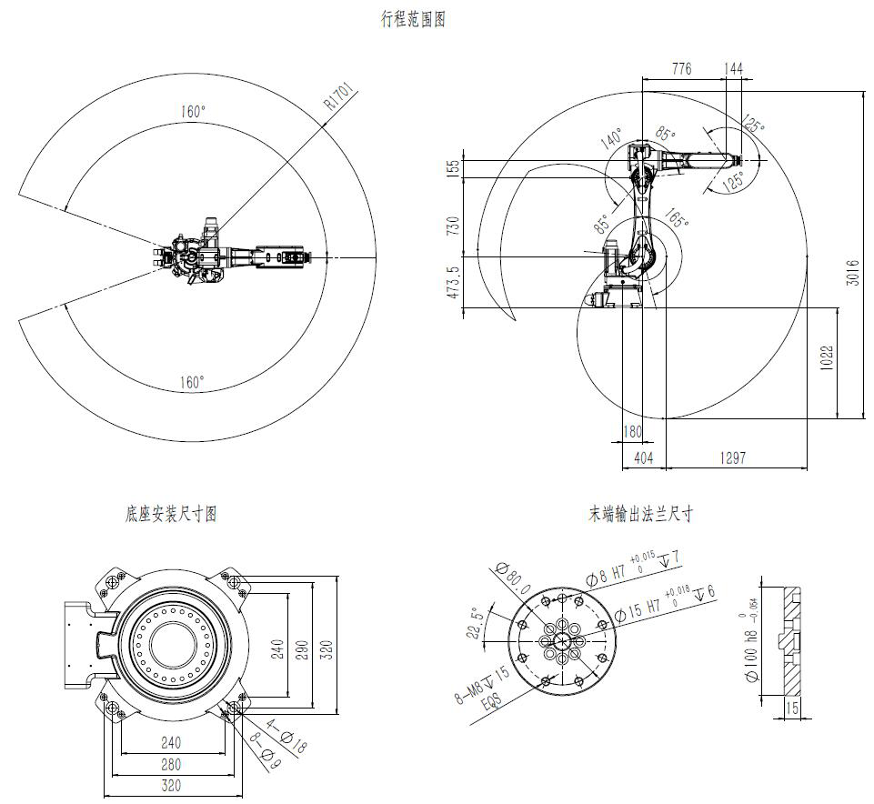 工業(yè)機(jī)器人參數(shù)圖