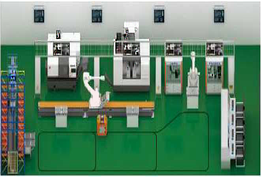 LGJ-SJ11智能機(jī)器人個(gè)性化定制多智能體生產(chǎn)線