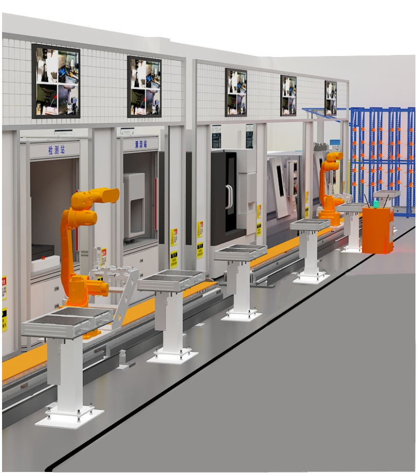 LGJ-SJ16智能機(jī)器人個(gè)性化定制多智能體生產(chǎn)線