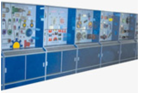 機械基礎(chǔ)陳列柜(10個分柜,帶智能語音講解)