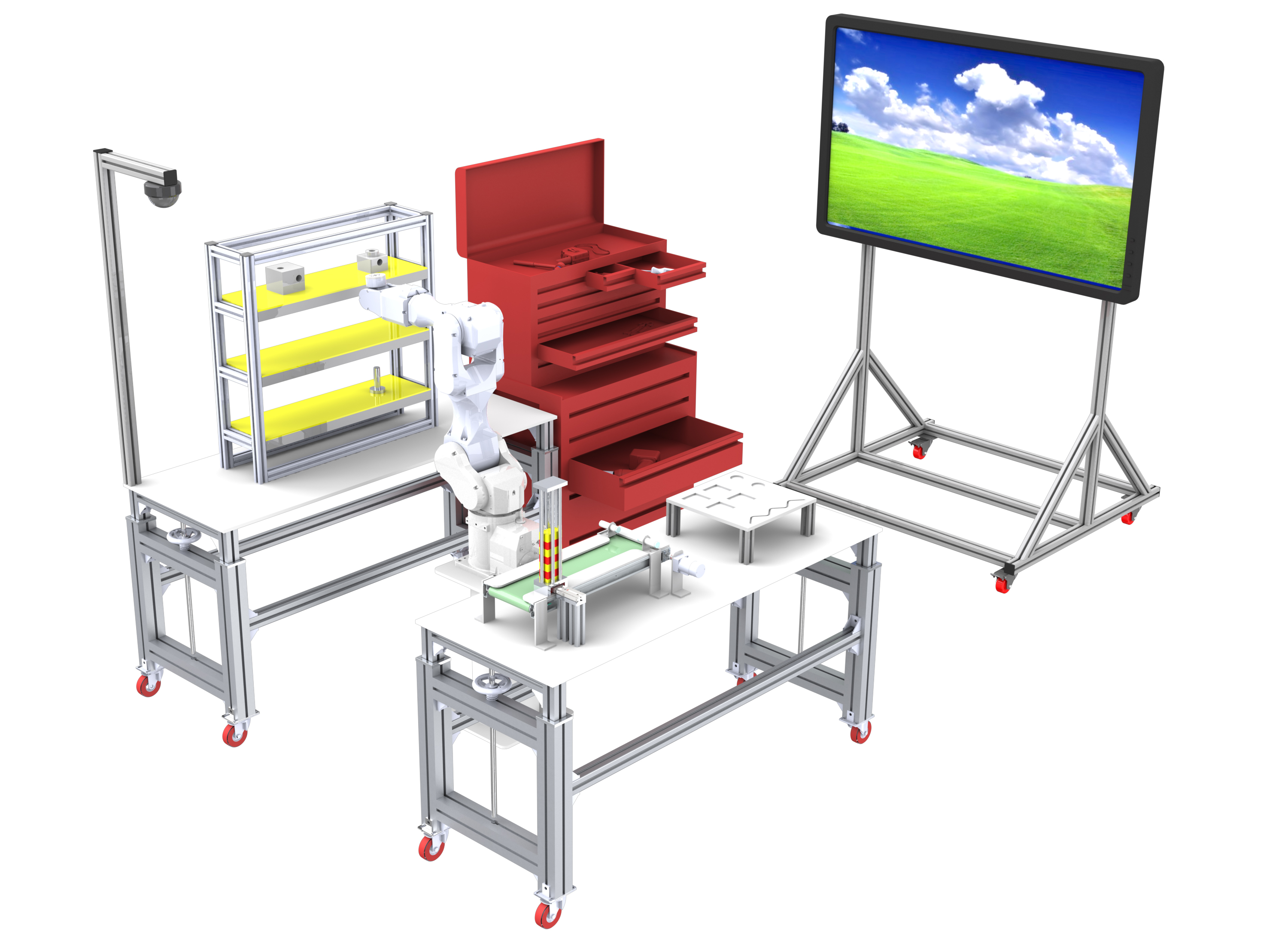 工業(yè)機器人拆裝調試實訓臺