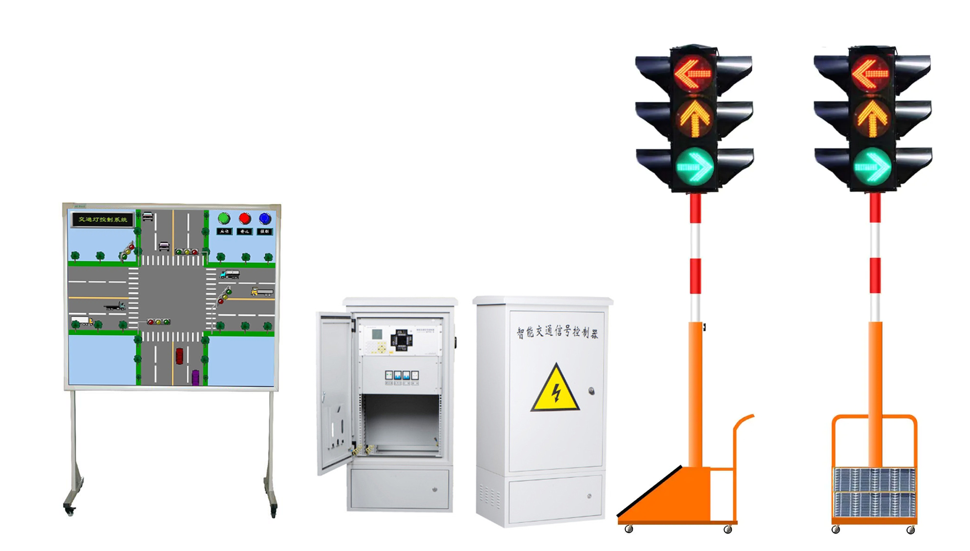 智能交通信號路口控制實訓(xùn)系統(tǒng)